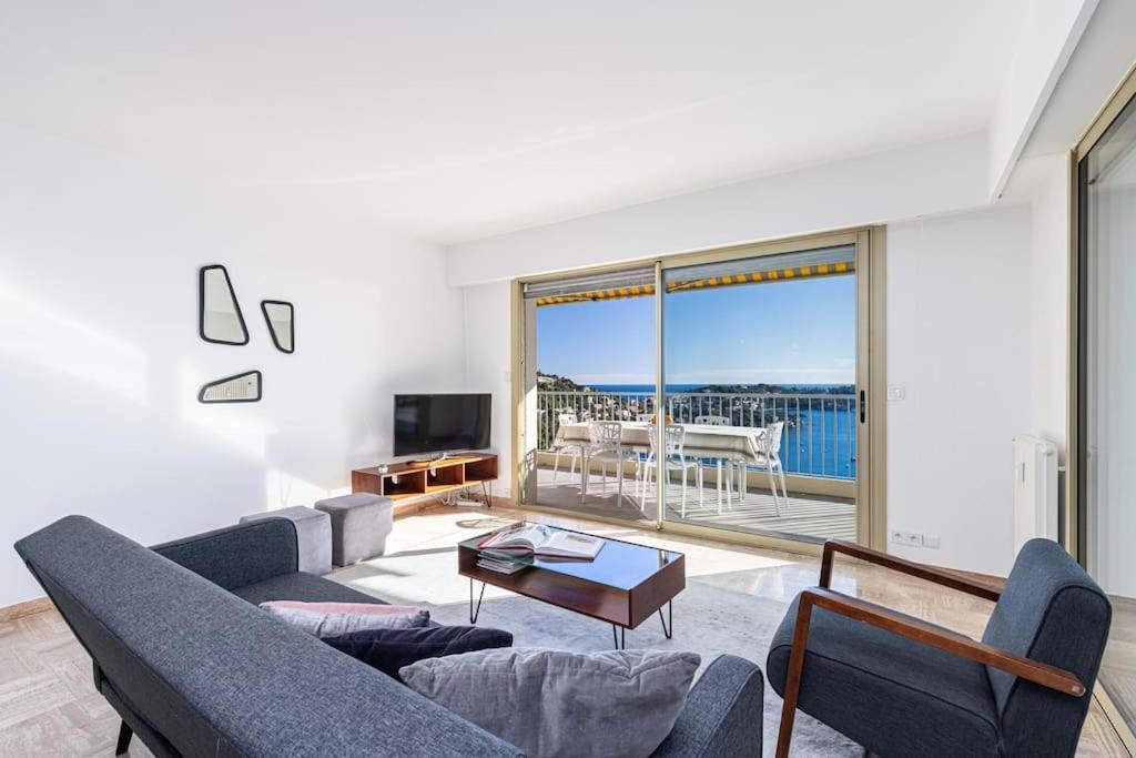 Villefranche Sur Mer:Appartement-Villa, Vue Mer, Jardin, Parking. Exterior foto