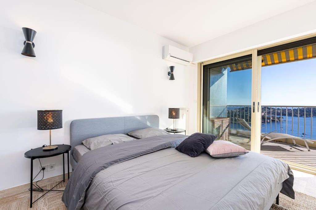 Villefranche Sur Mer:Appartement-Villa, Vue Mer, Jardin, Parking. Exterior foto