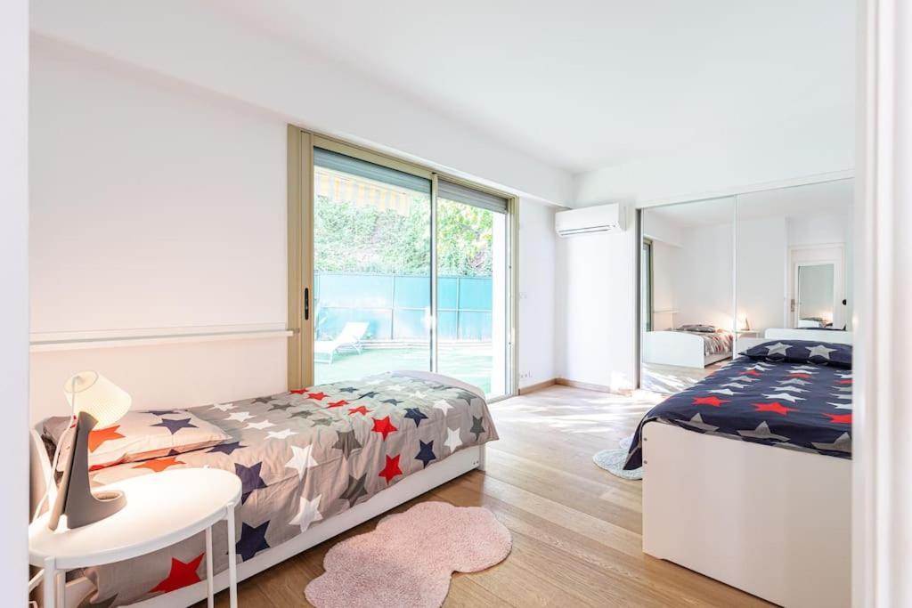 Villefranche Sur Mer:Appartement-Villa, Vue Mer, Jardin, Parking. Exterior foto