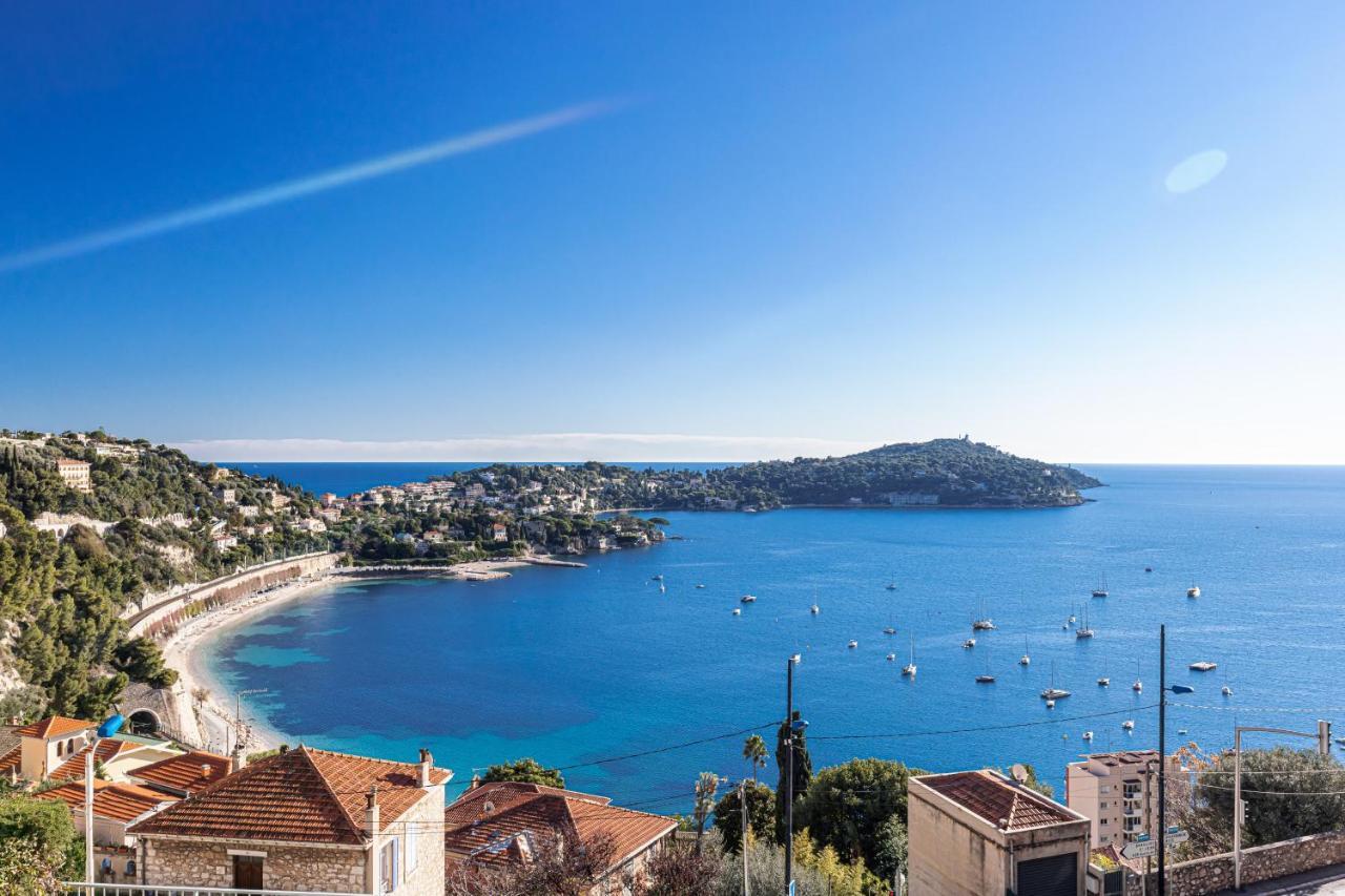 Villefranche Sur Mer:Appartement-Villa, Vue Mer, Jardin, Parking. Exterior foto